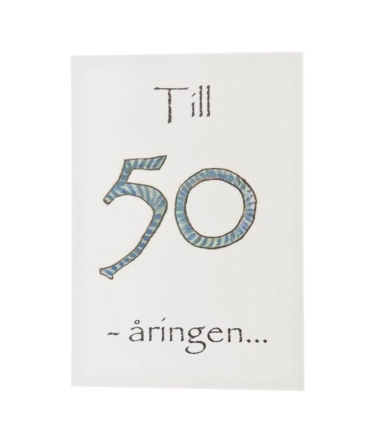 Vykort, Till 50-åringen