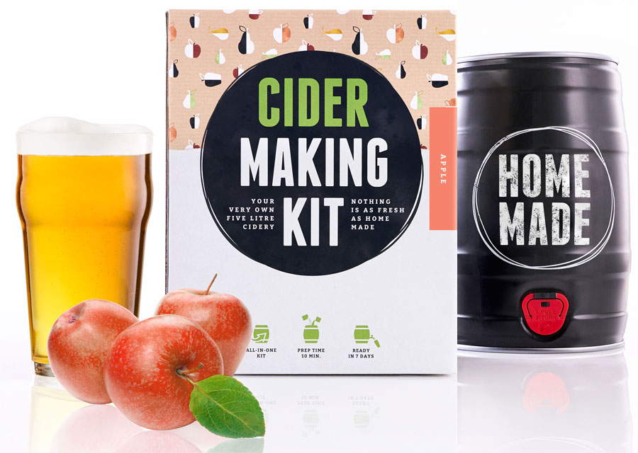 Ciderbryggningskit, äpplecider, 5 liter, Brewbarrel, Presenteriet.se