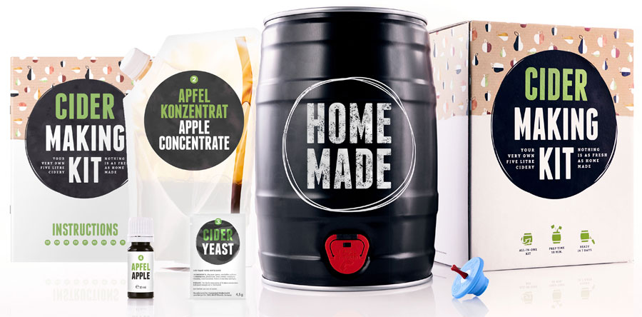 Ciderbryggningskit, äpplecider, 5 liter, Brewbarrel, Presenteriet.se