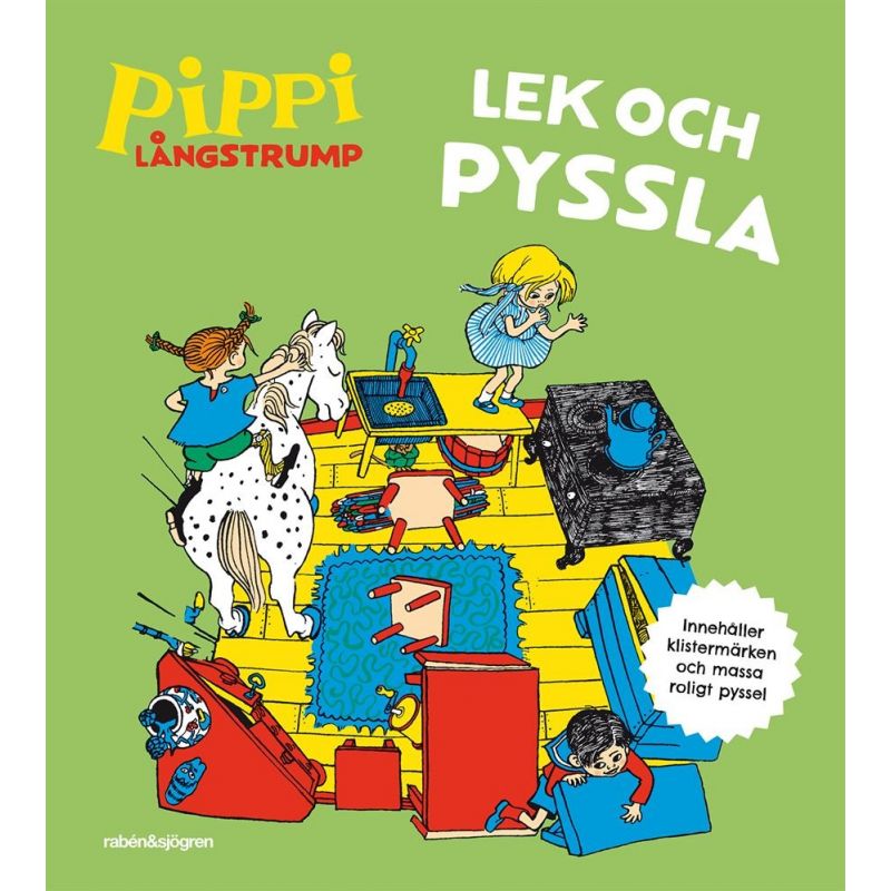 Pysselbok "Lek och Pyssla Pippi Långstrump" • Pryloteket