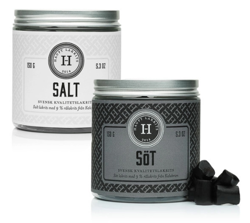 Haupt Lakrits (salt- eller sötlakrits) (Salt) • Pryloteket