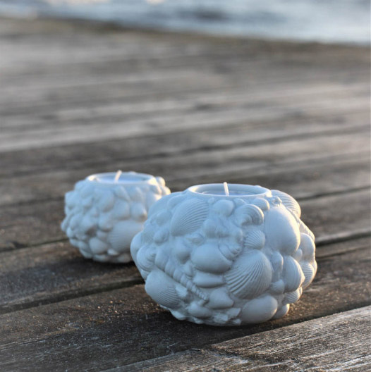 Seashell Ljushållare , från Majas lyktor säljs till förmån för Barncancerfonden