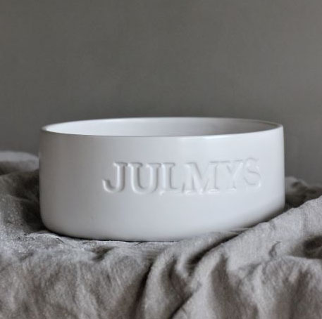Julmys Kruka/Skål från Majas lyktor säljs till förmån för Barncancerfonden