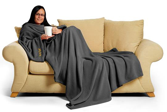 Snug Rug Deluxe är en mysig och praktisk filt med ärmar