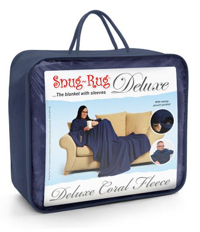 Snug Rug Deluxe är en mysig och praktisk filt med ärmar