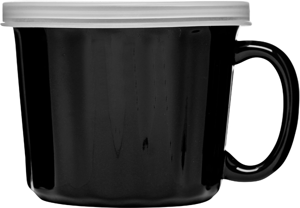 Soppmugg, svart från Sagaform