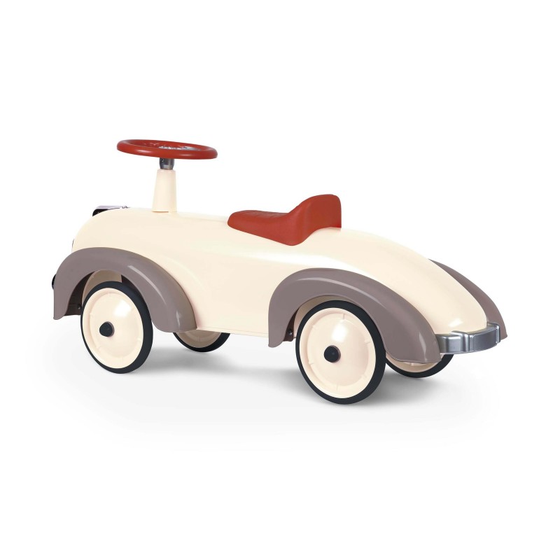 Gåbil i retromodell, beige/grå - Baghera