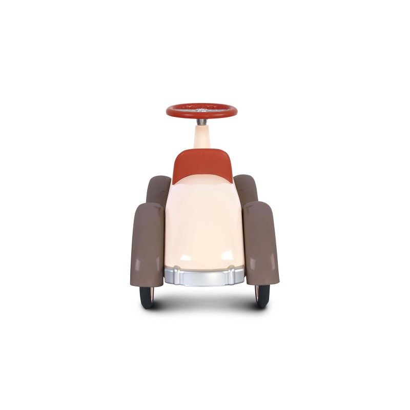 Gåbil i retromodell, beige/grå - Baghera