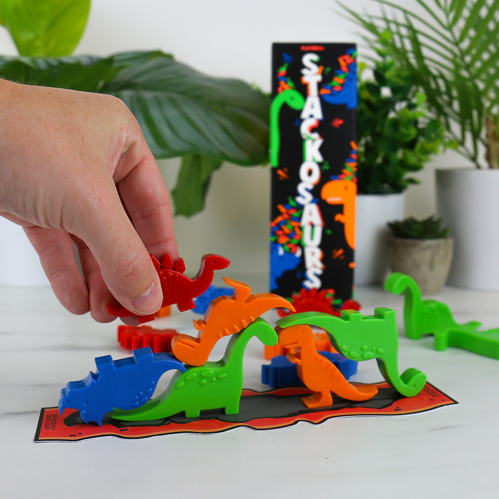 Spel Stapla Dinosaurier