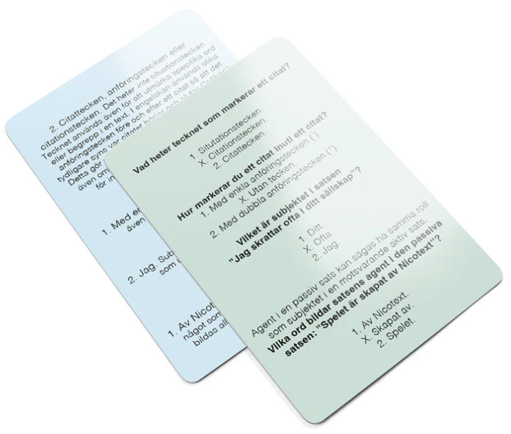 Spel Spela mera - Svenska Språket