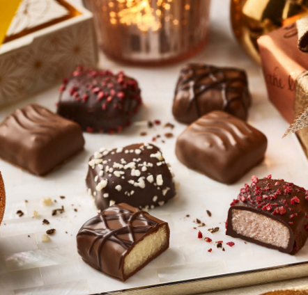 Julchokladask Choklad & Marsipan från Thorntons