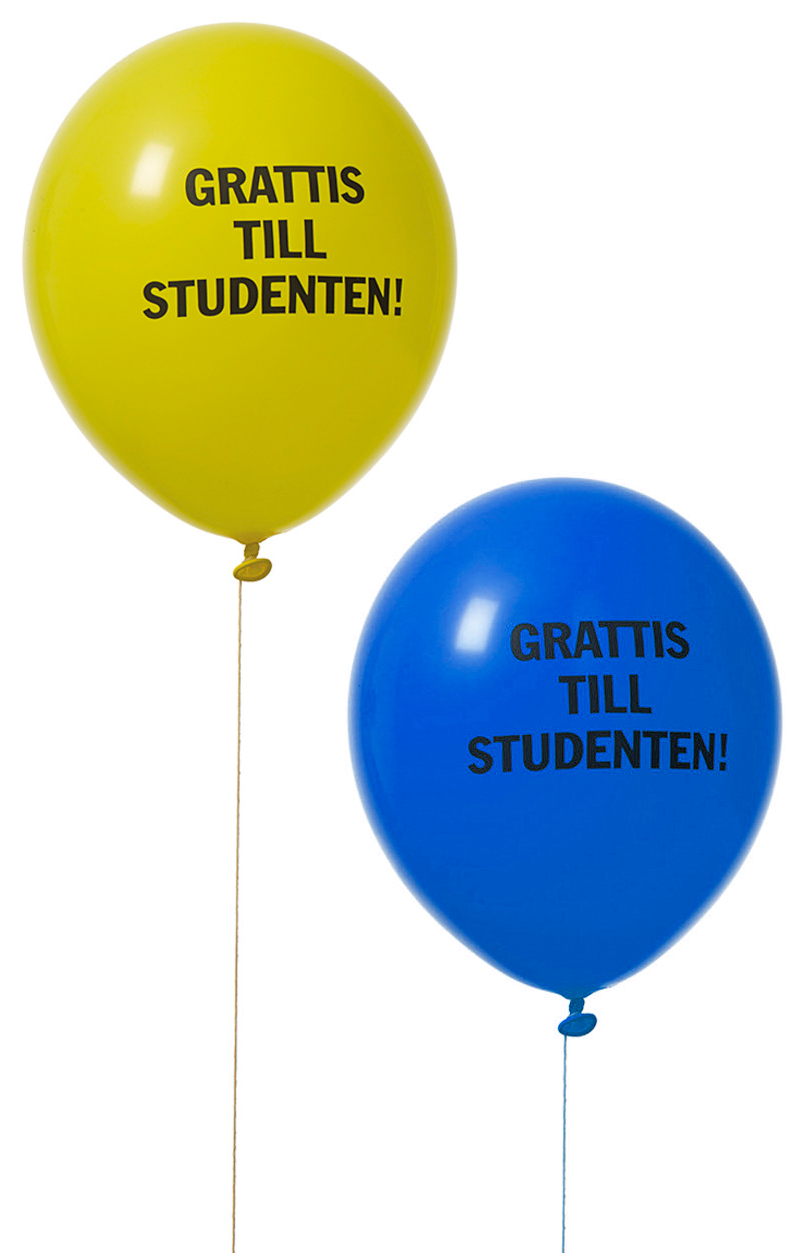 Ballonger "Grattis till studenten" • Pryloteket