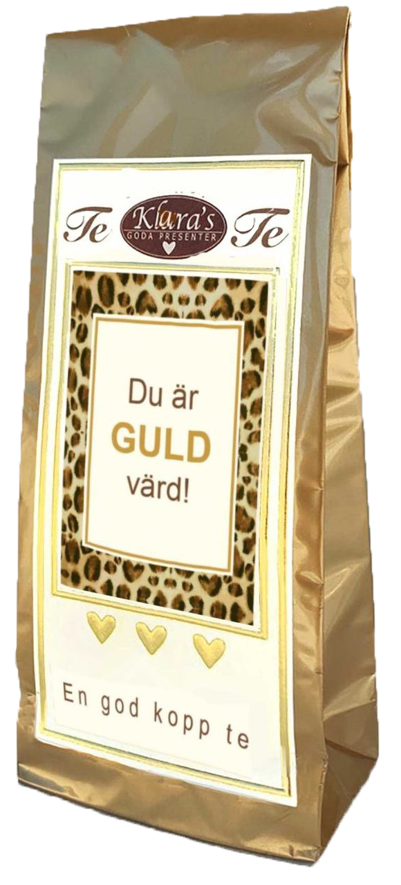 Te "Du är guld värd" • Pryloteket