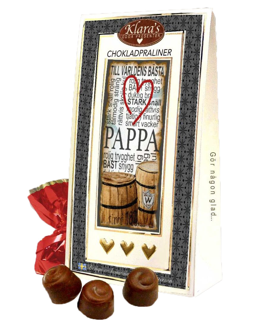 Till Pappa - Lyxiga chokladpraliner