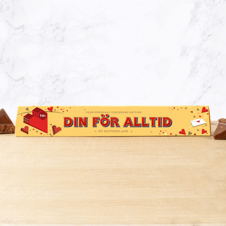 Toblerone "Din för alltid", 100g • Pryloteket