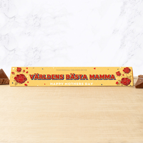 Toblerone "Världens bästa mamma", 100g • Pryloteket