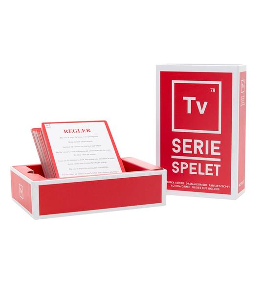 Tv-seriespelet innehåller spännande frågor inom kategorin t-serier
