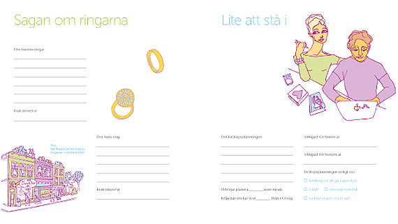Vi och vrt brllop - Fyll-i-bok om brllopet