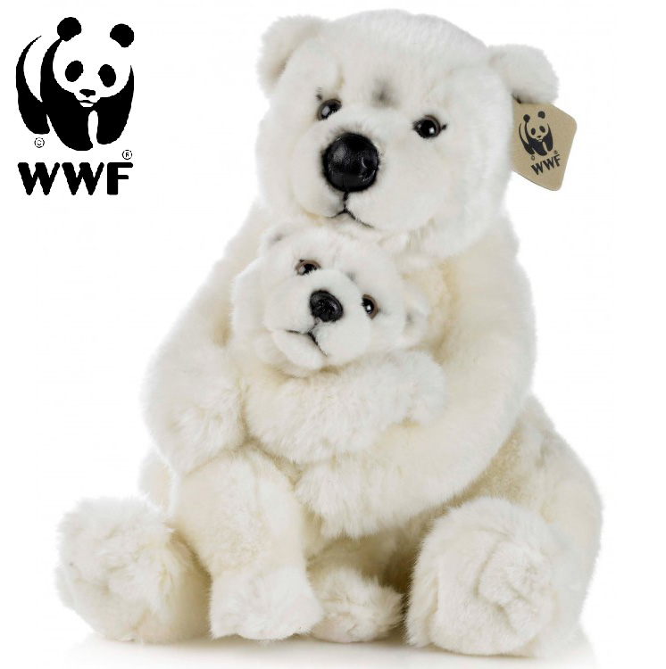 Isbjörn med baby - WWF (Världsnaturfonden) • Pryloteket